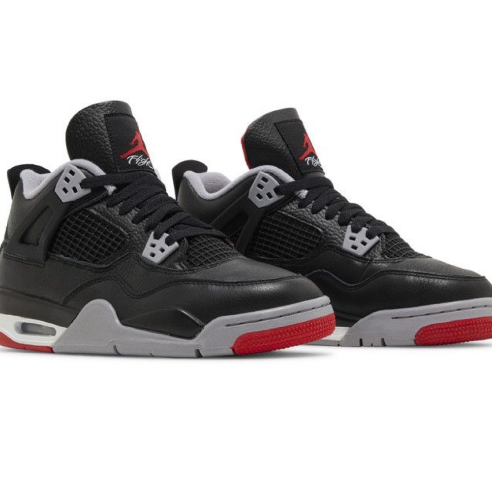 Jordan Black and Red Sneakers